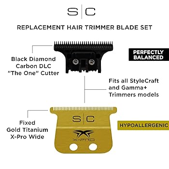 Amazon.com: StyleCraft Replacement Fixed Gold Titanium X-Pro